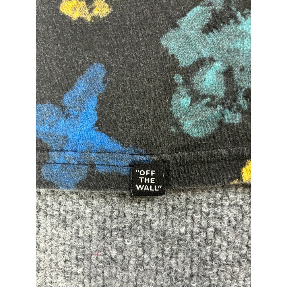 Vans Off The Wall Shirt Unisex t-Shirt Size L butterly multicolor print skater - Picture 2 of 5